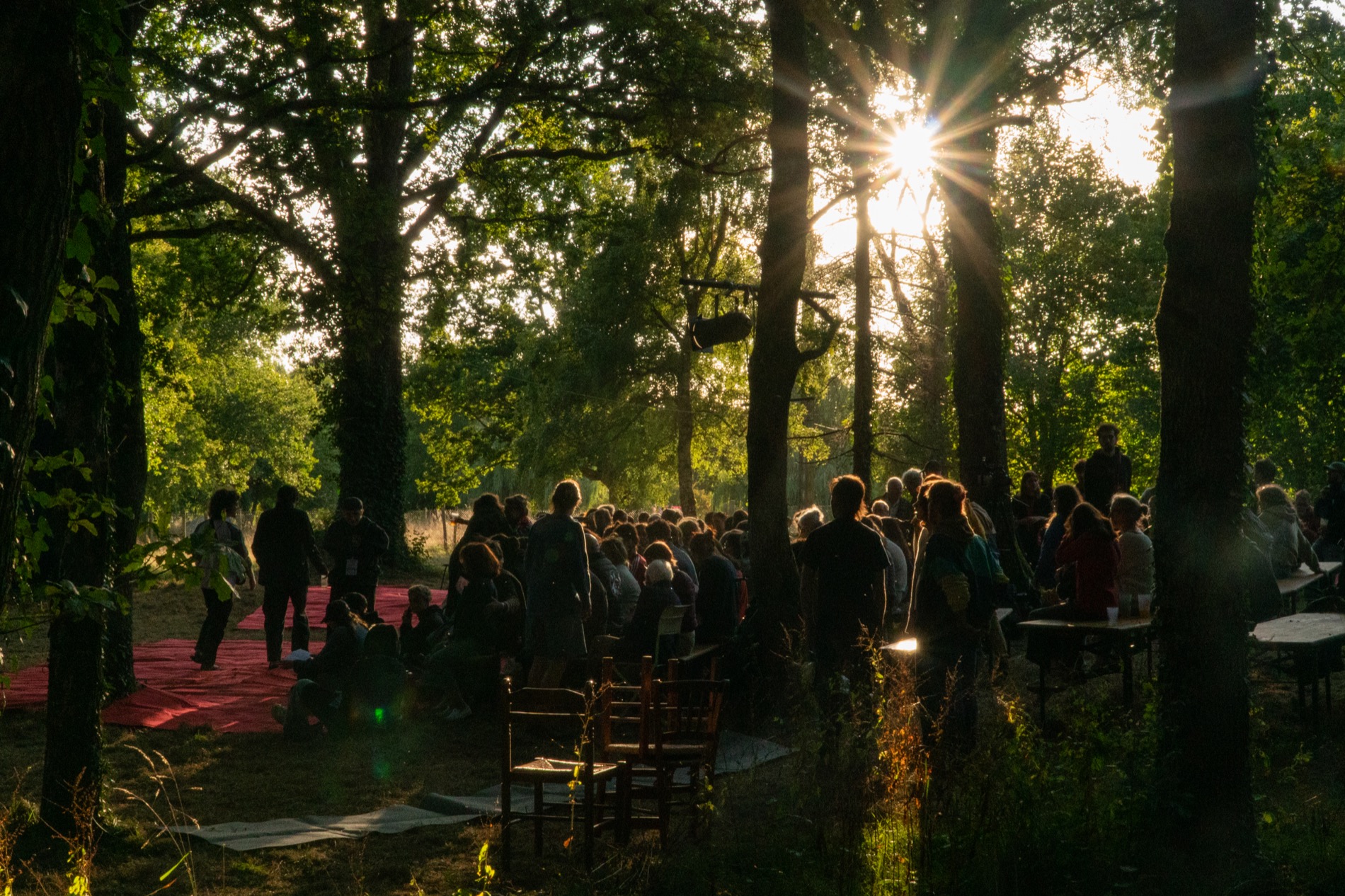 Public et scène en extérieur pour Le Songe d’une nuit d’été